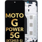 Motorola G Power 5G 2024 (XT2415) Screen Assembly (With The Frame) (Refurbished) (Black)