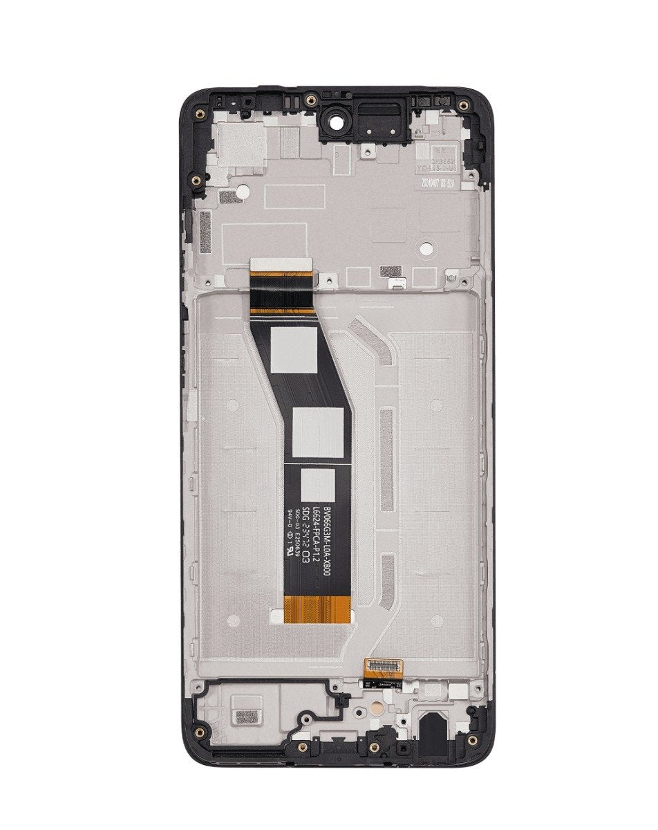 Motorola G 5G 2024 (XT2417) Screen Assembly (With The Frame) (Refurbished) (Black)