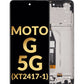 Motorola G 5G 2024 (XT2417) Screen Assembly (With The Frame) (Refurbished) (Black)