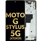 OLED Assembly with Frame for Motorola Motorola G Stylus 5G (XT2419 / 2024) (CARAMEL LATTE) (Premium)