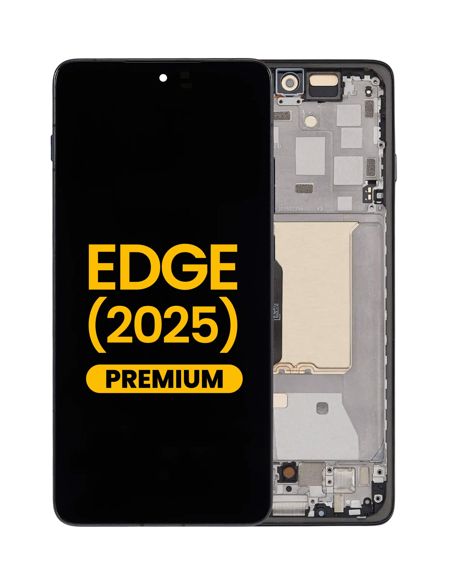 OLED Assembly with Frame for Motorola Moto Edge (XT2519 / 2025) (DEEP FOREST) (Premium)