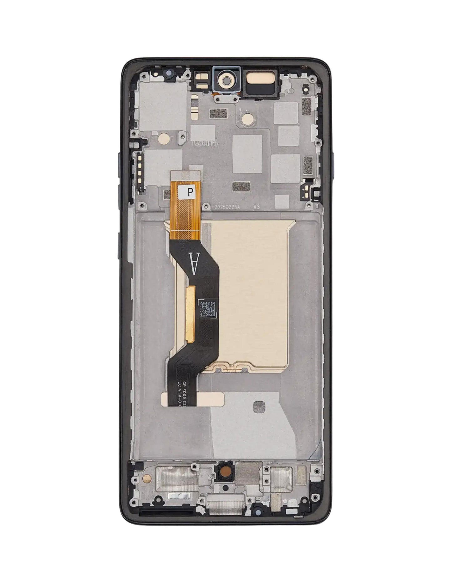 OLED Assembly with Frame for Motorola Moto Edge (XT2519 / 2025) (DEEP FOREST) (Premium)