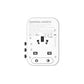LDNIO Z9 (20W) 3 USB Ports GaN All in One Universal Travel Adapter (Integrated US/UK/EU/AU) (Only Ground Shipping)