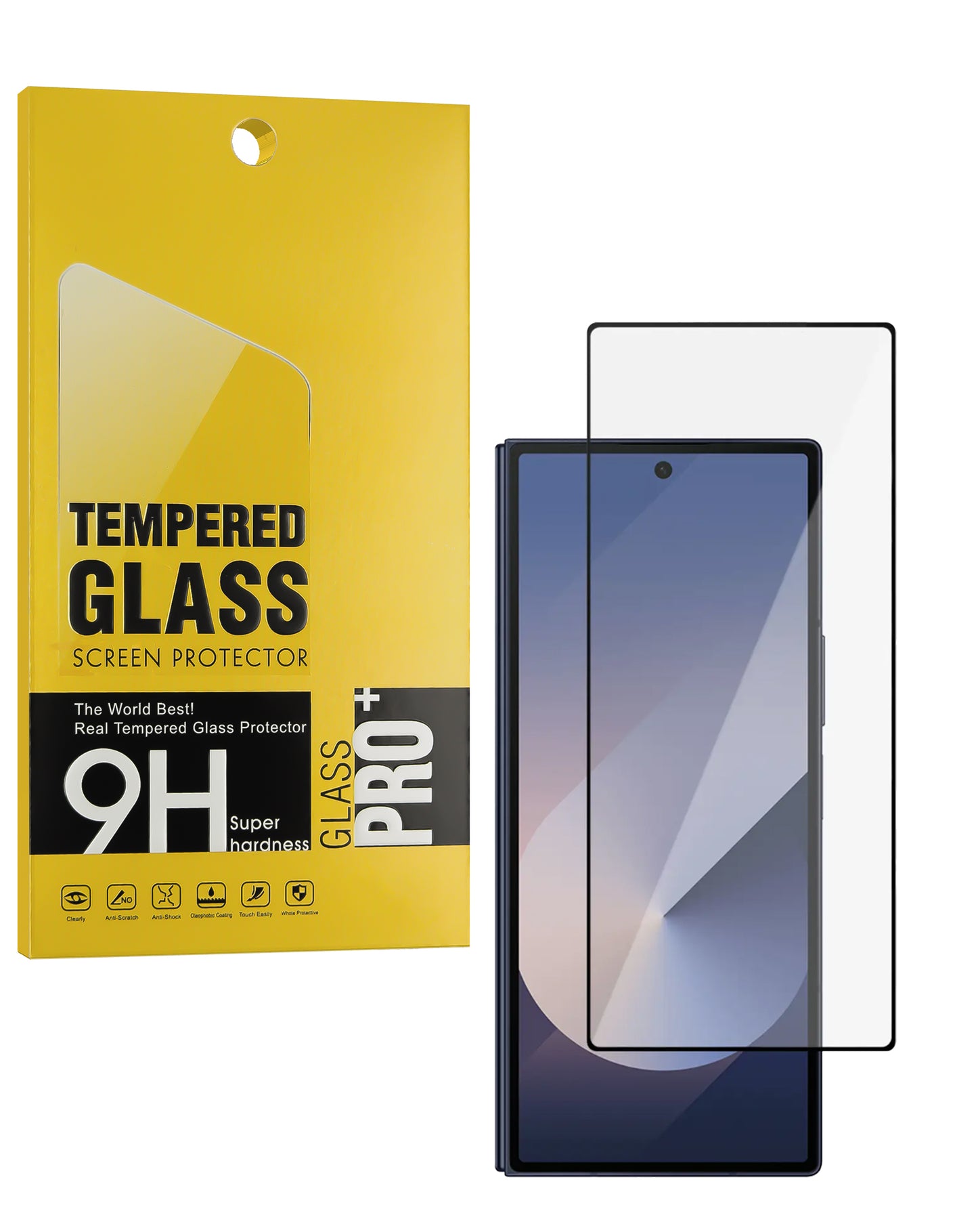 Clear Tempered Glass for Galaxy Z Fold 6 (2.5D / 1 Piece)