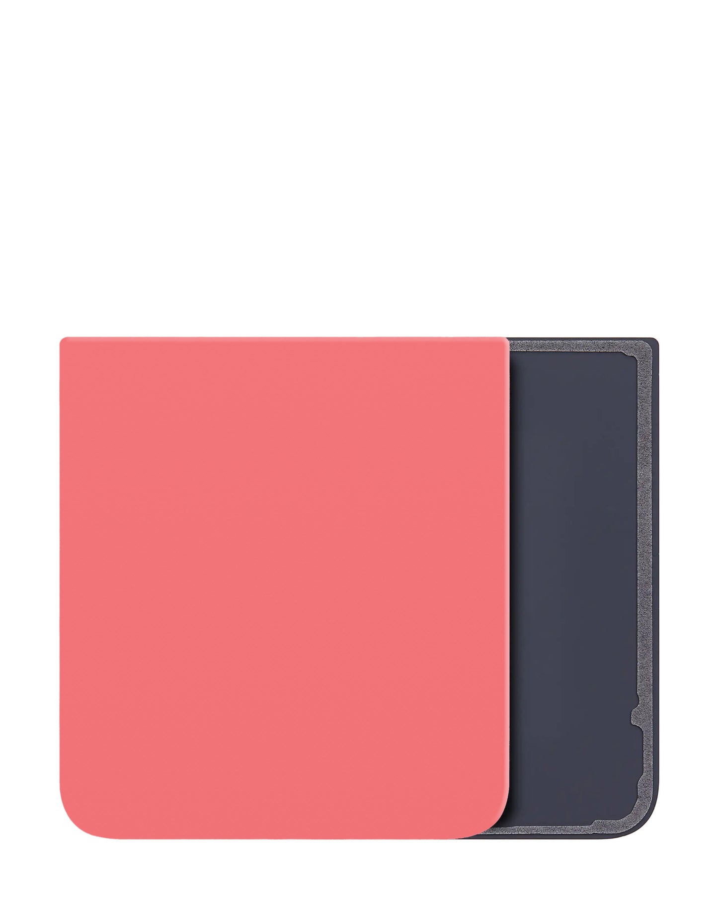 Bottom Back Cover for Galaxy Z Flip 7 F766 (NO LOGO) (CORAL RED)