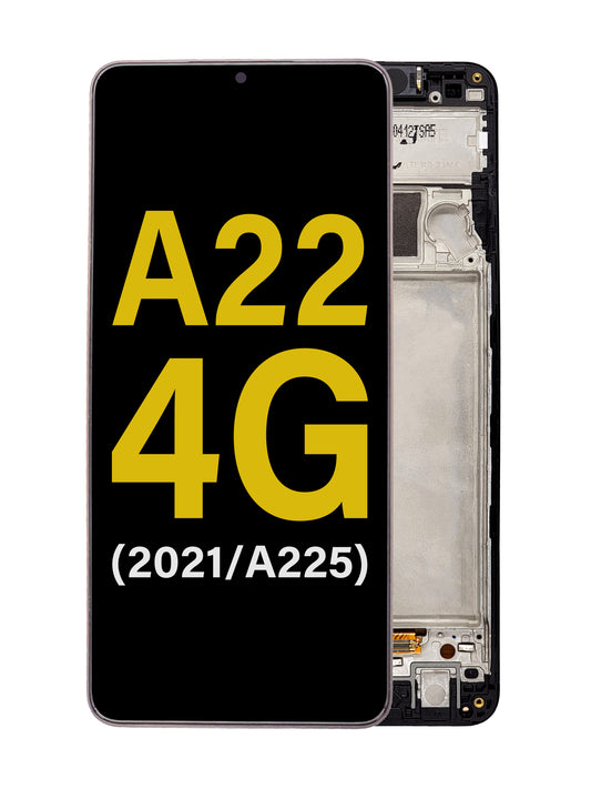SGA A22 2021 4G (A225) Screen Assembly (With The Frame) (Refurbished) (Black)