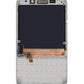 BB Q05 Screen Assembly (With The Frame) (Refurbished) (White)