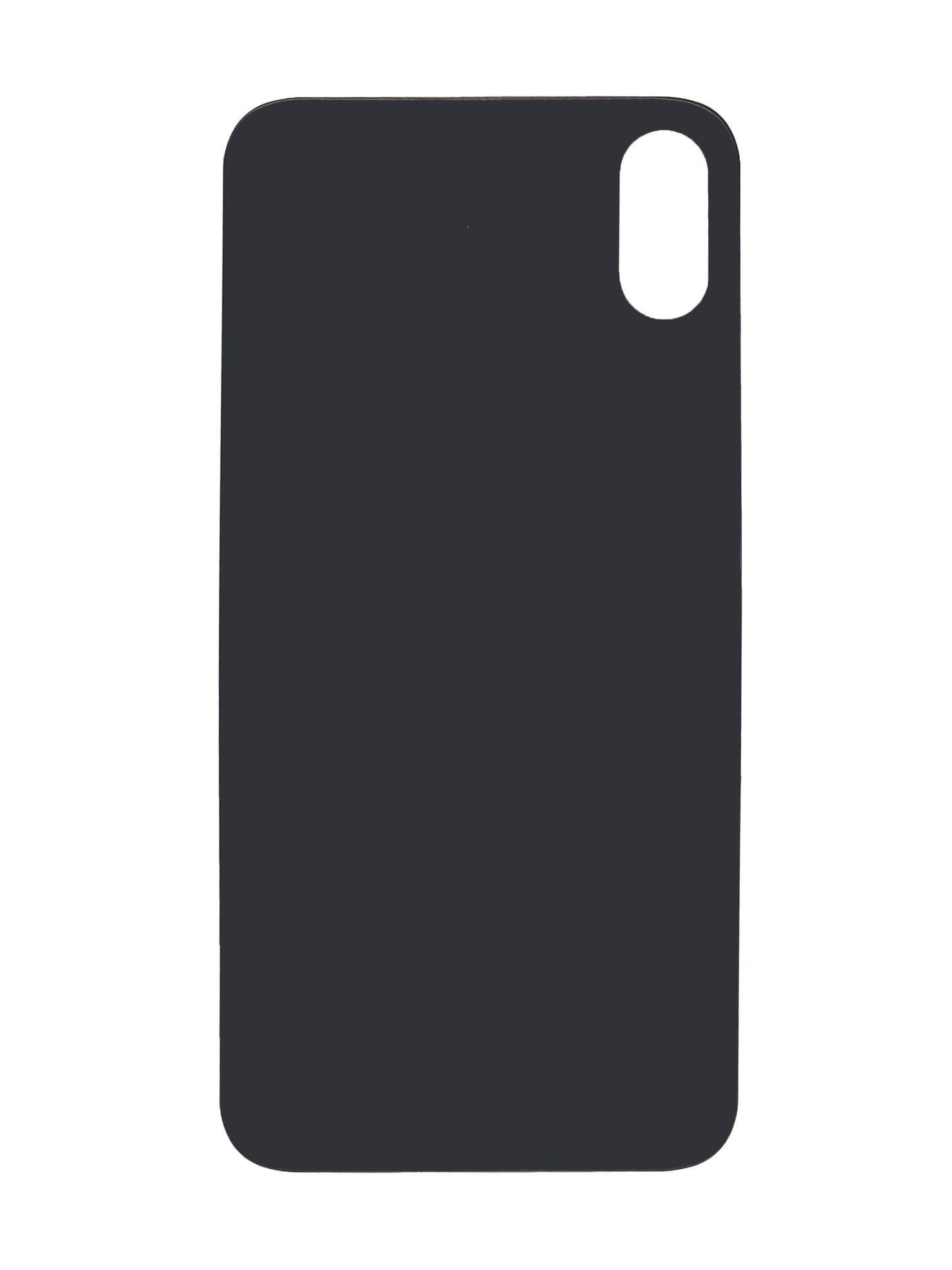 iPhone XS Back Glass (No Logo) (Black)