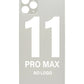 iPhone 11 Pro Max Back Glass (No Logo) (White)