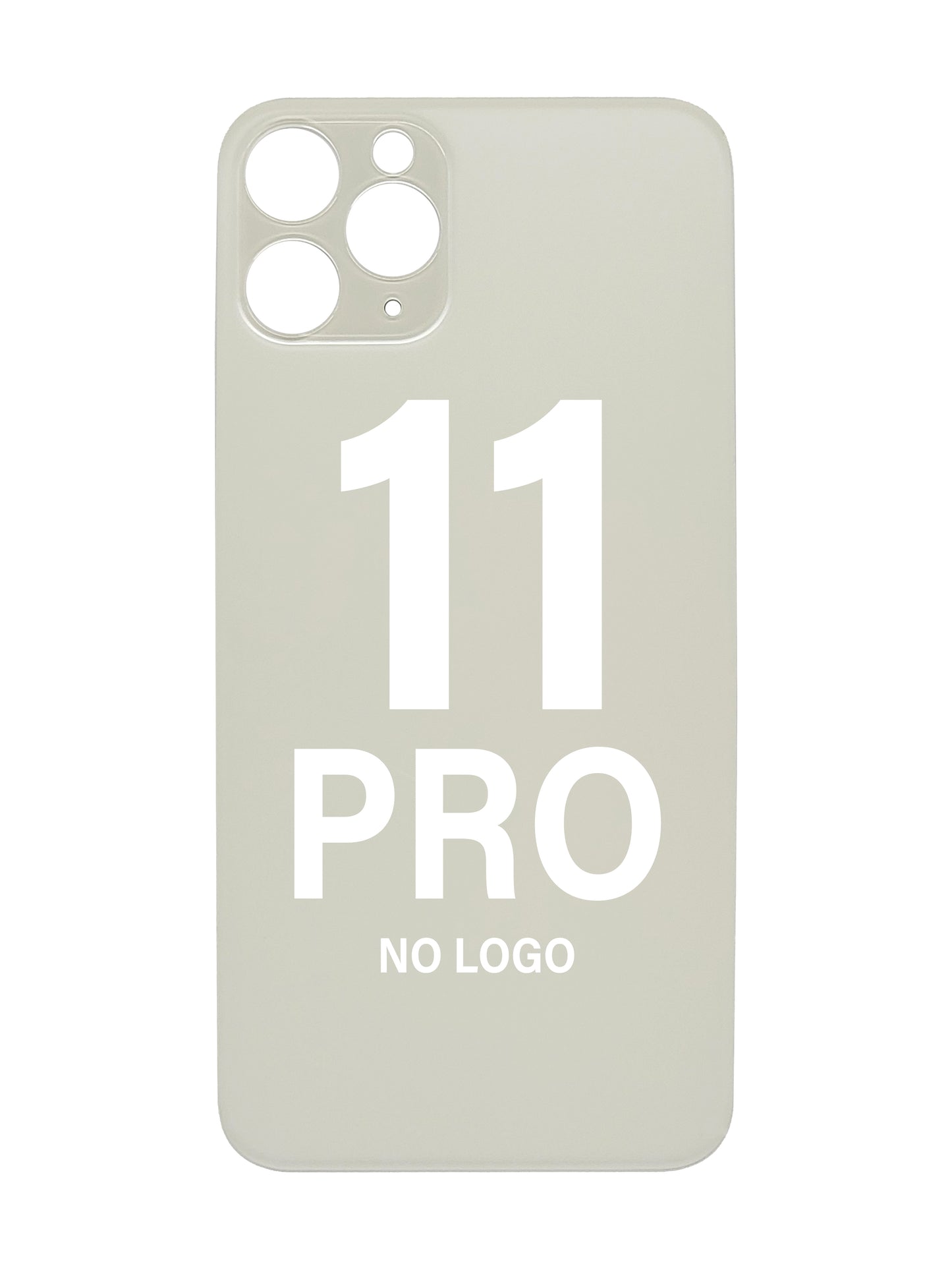 iPhone 11 Pro Back Glass (No Logo) (White)