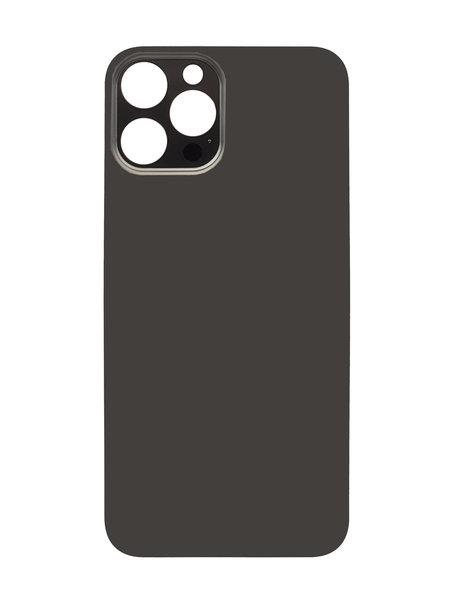 iPhone 12 Pro Max Back Glass (No Logo) (Black)