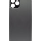 iPhone 12 Pro Back Glass (No Logo) (Black)