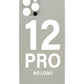 iPhone 12 Pro Back Glass (No Logo) (Silver)