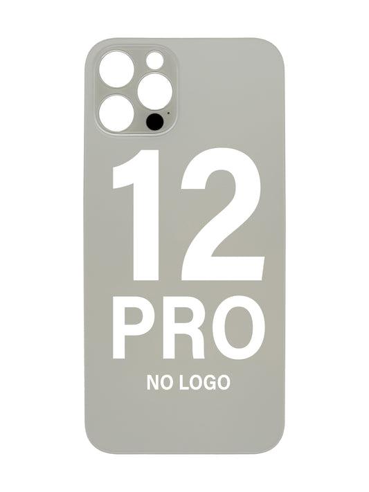 iPhone 12 Pro Back Glass (No Logo) (Silver)