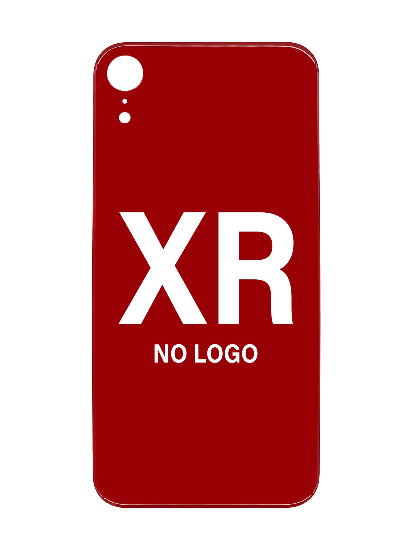 iPhone XR Back Glass (No Logo) (Red)