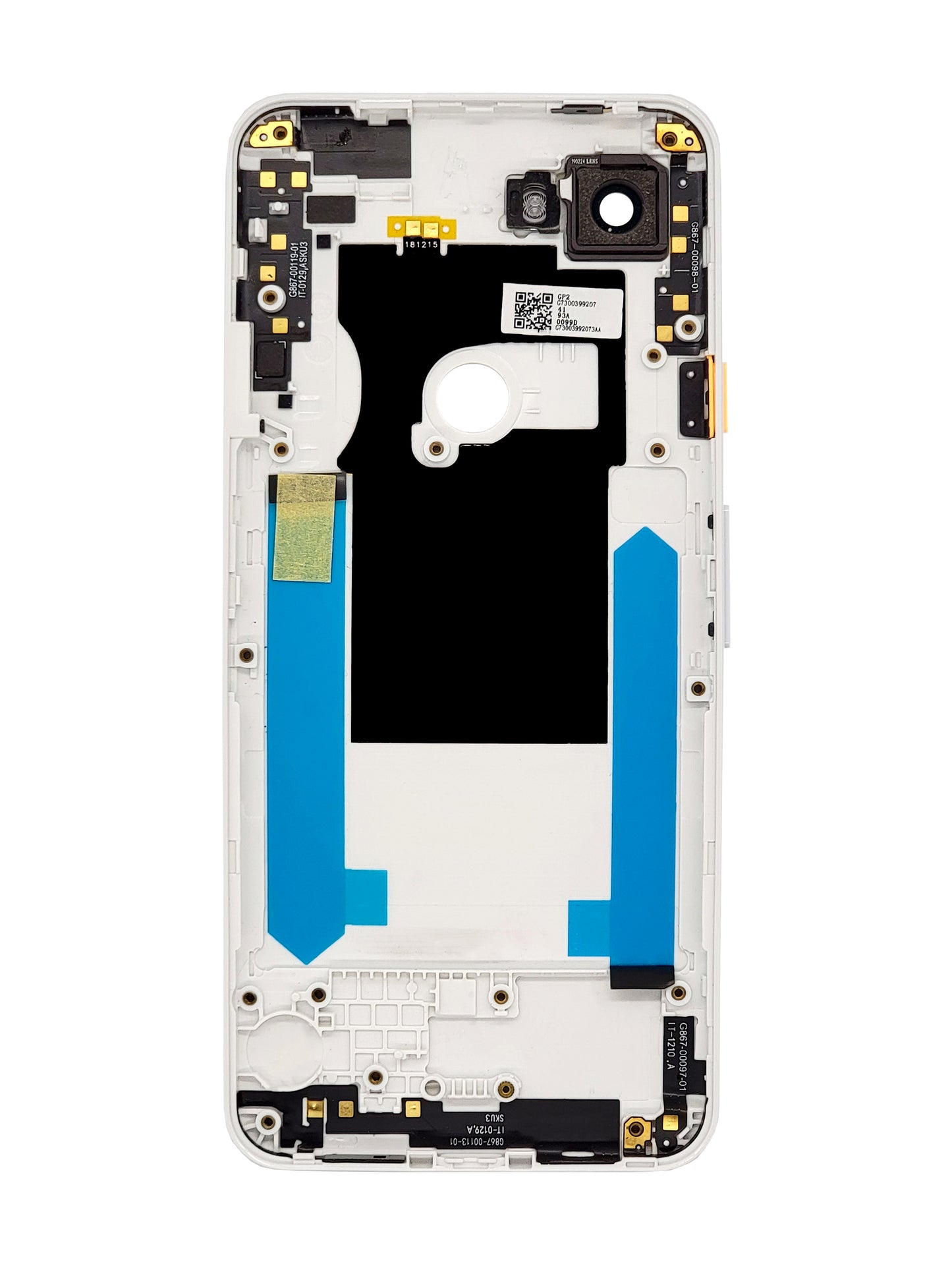 GOP Pixel 3A Back Cover (White)