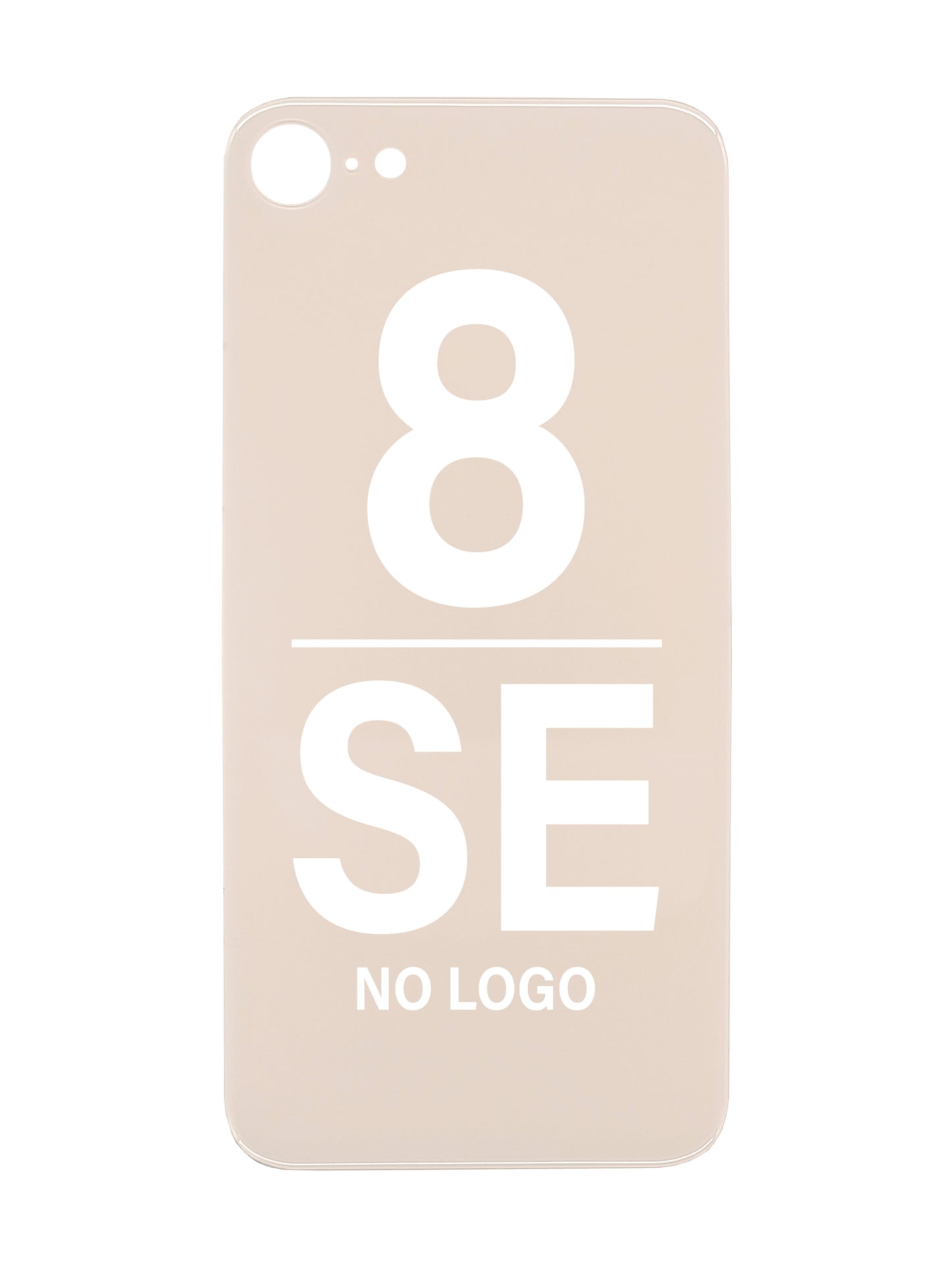 iPhone 8 / SE (2020) Back Glass (No Logo) (Gold)