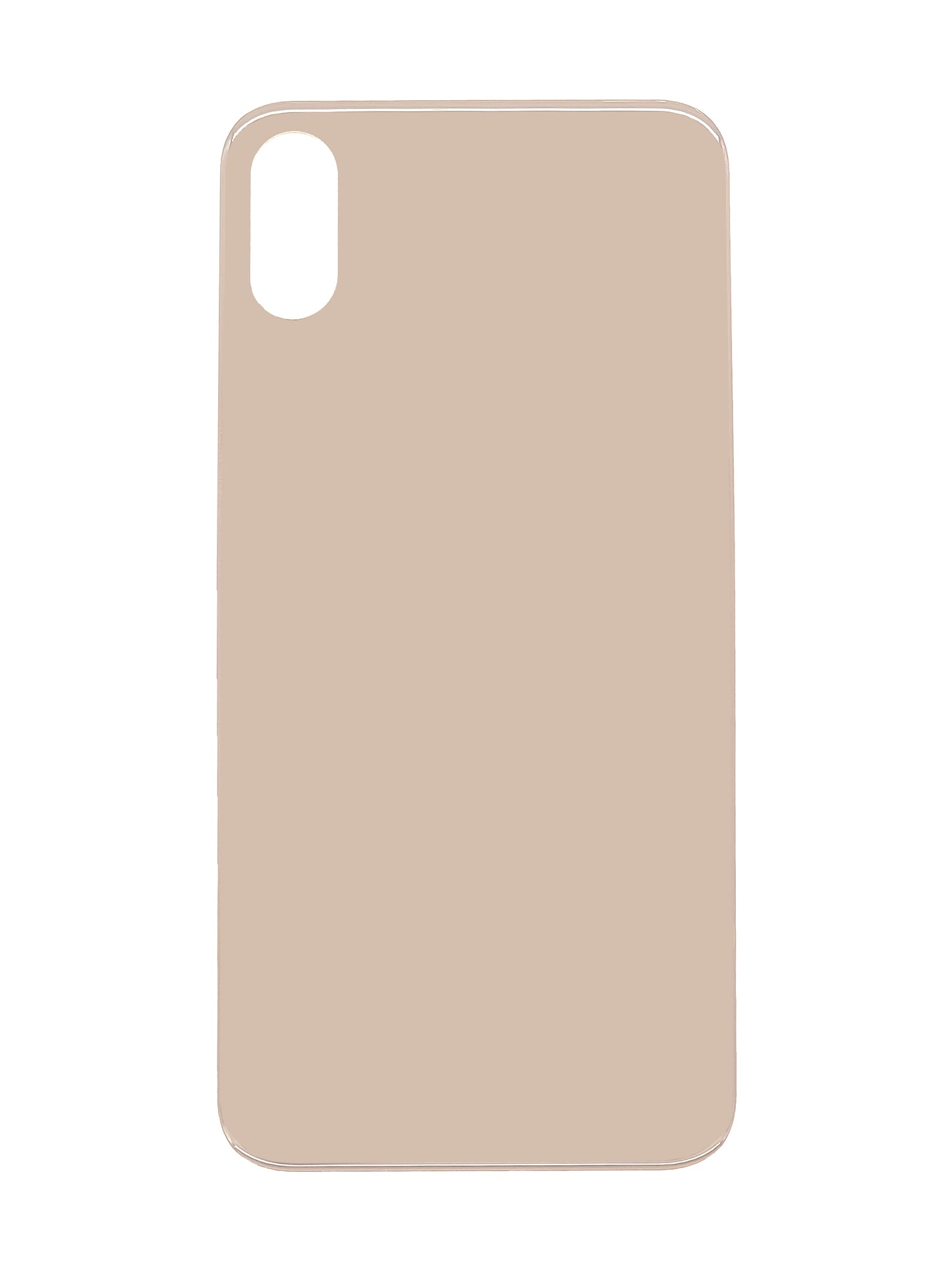 iPhone X Back Glass (No Logo) (Gold)