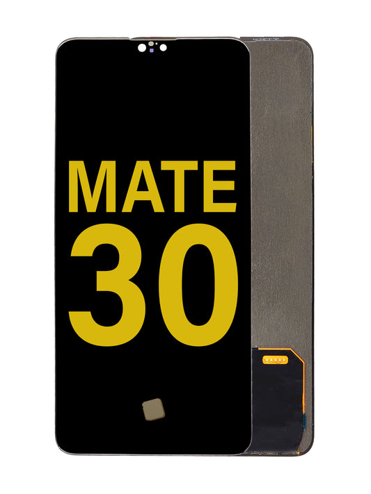 HW Mate 30 Screen Assembly (Without The Frame) (Refurbished) (Black)