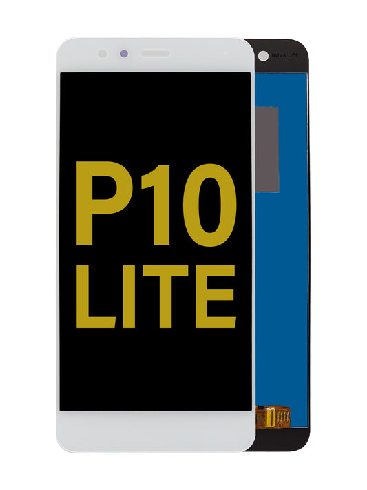 HW P10 Lite Screen Assembly (Without The Frame) (Refurbished) (White)