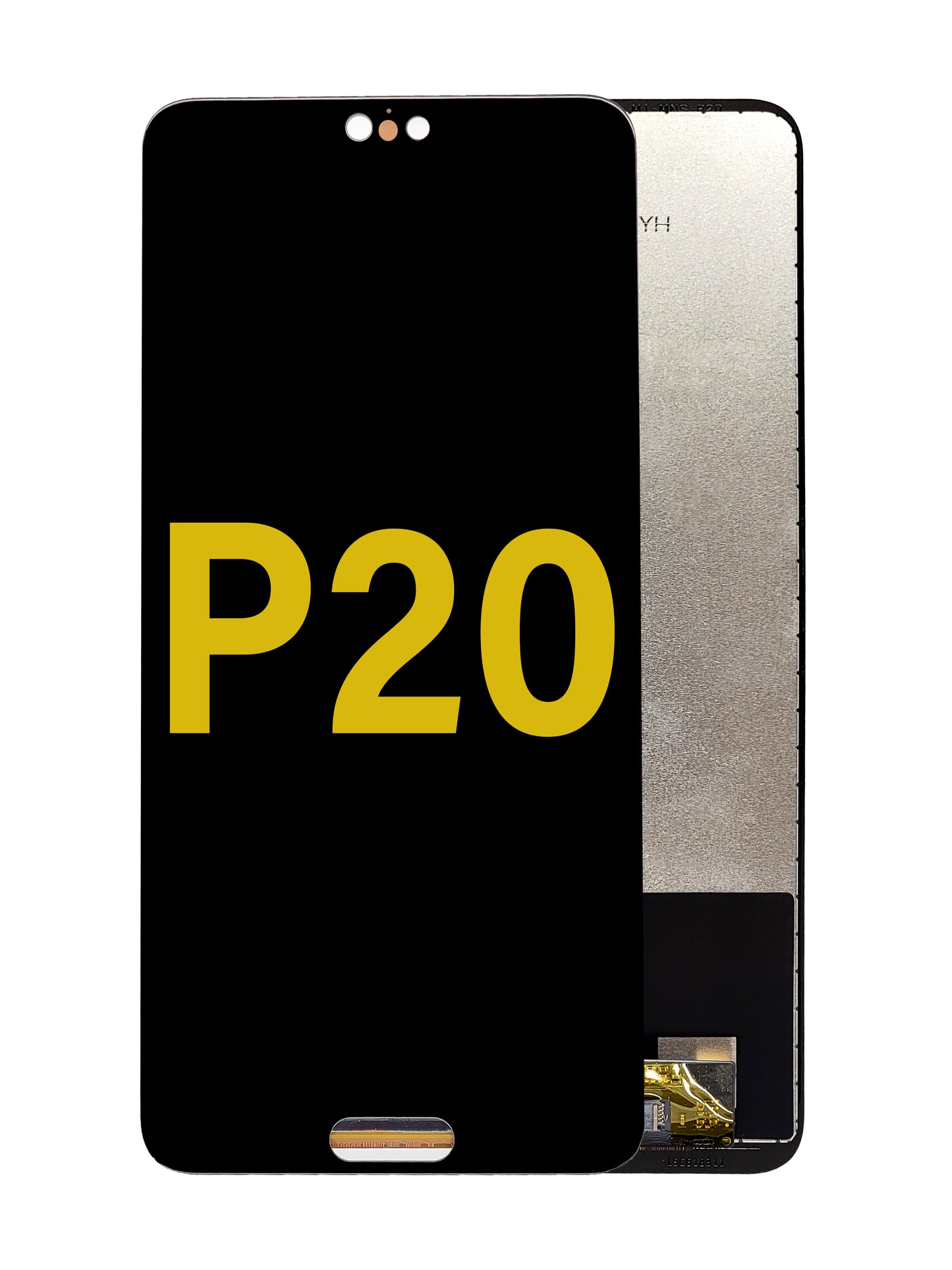HW P20 Screen Assembly (Without The Frame) (Refurbished) (Black)