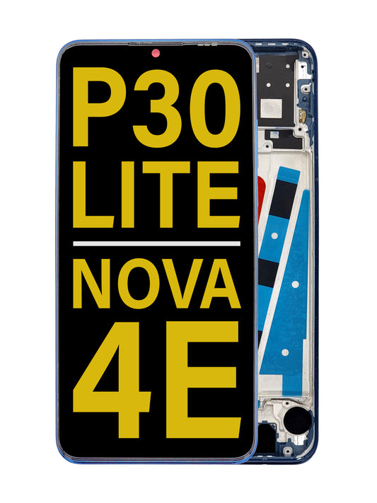 HW P30 Lite / Nova 4e (4GB) Screen Assembly (With The Frame) (Refurbished) (Blue)