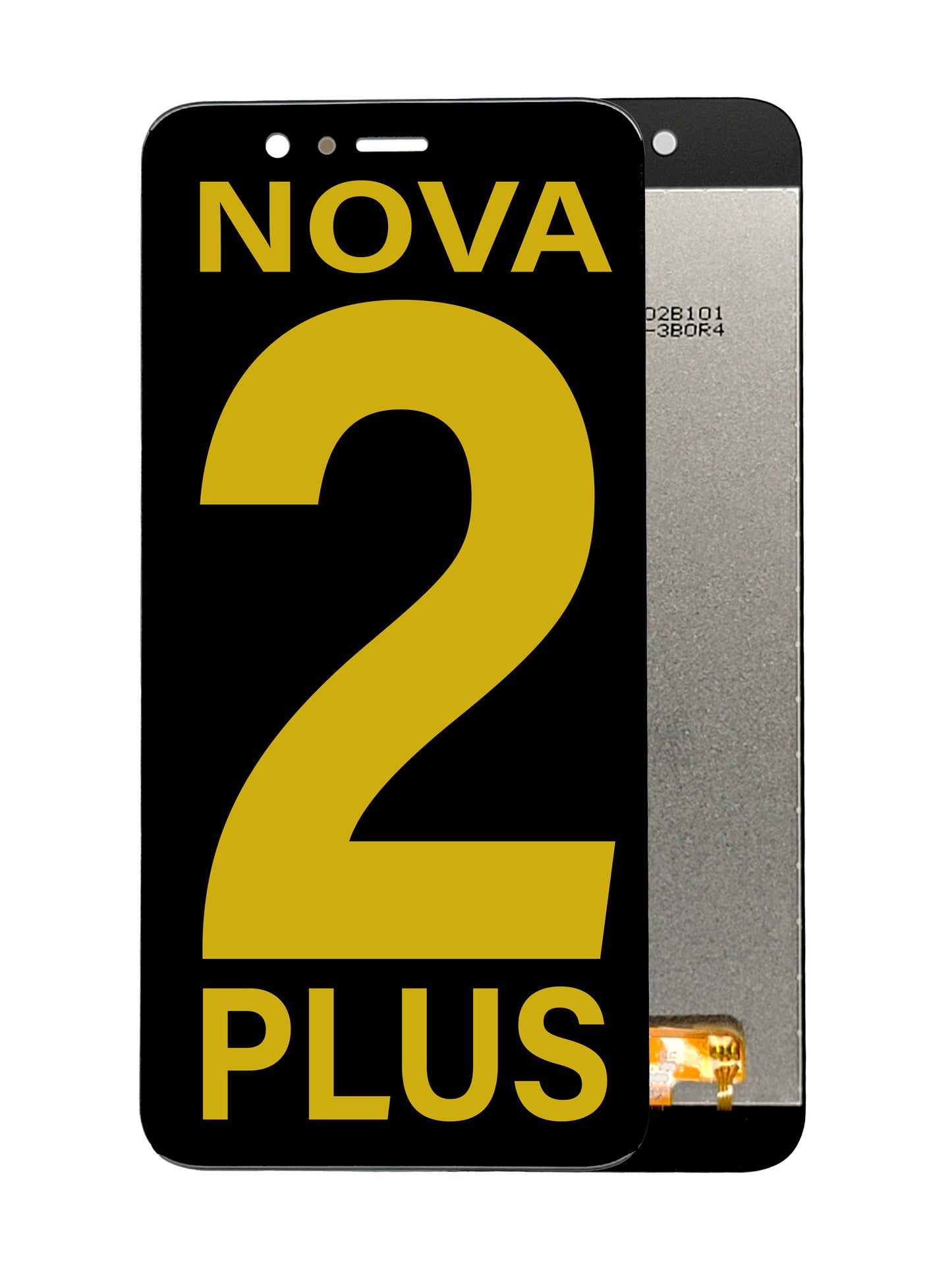 HW Nova 2 Plus Screen Assembly (Without The Frame) (Refurbished) (Black)