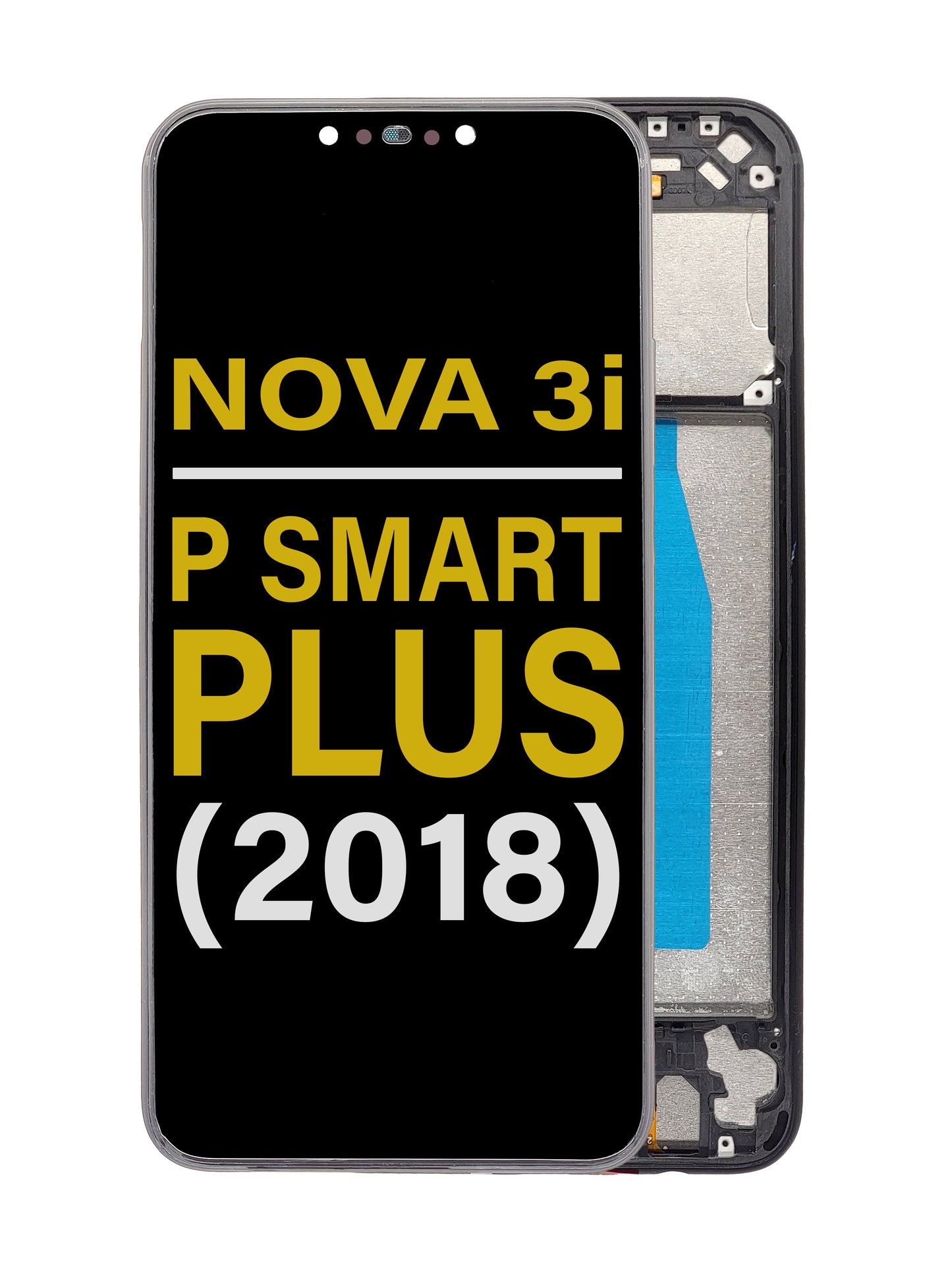 HW Nova 3i / P Smart Plus 2018 Screen Assembly (With The Frame) (Refurbished) (Black)