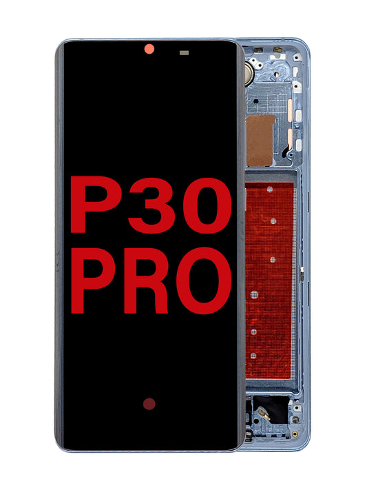 HW P30 Pro Screen Assembly (With The Frame) (OLED) (Aurora Blue)