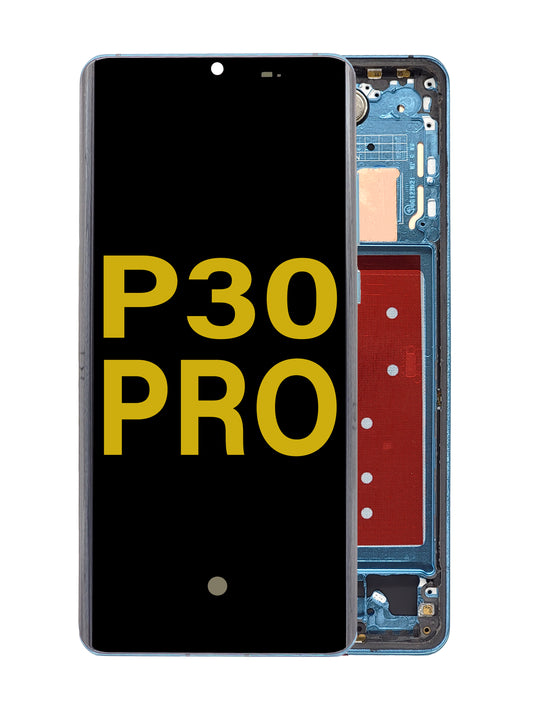 HW P30 Pro Screen Assembly (With The Frame) (Refurbished) (Breathing Crystal)