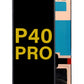 HW P40 Pro Screen Assembly (Without The Frame) (Refurbished) (Black)