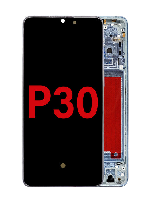 HW P30 Screen Assembly (With The Frame) (OLED) (Breathing Crystal)