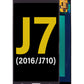 SGJ J7 2016 (J710) Screen Assembly (Without The Frame) (Refurbished) (Black)