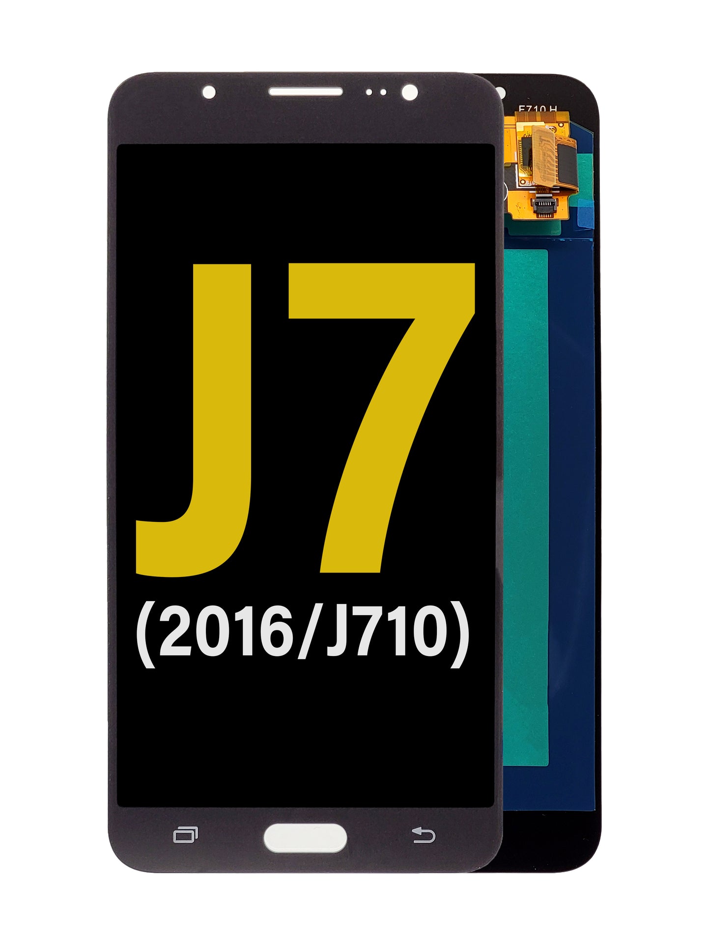 SGJ J7 2016 (J710) Screen Assembly (Without The Frame) (Refurbished) (Black)