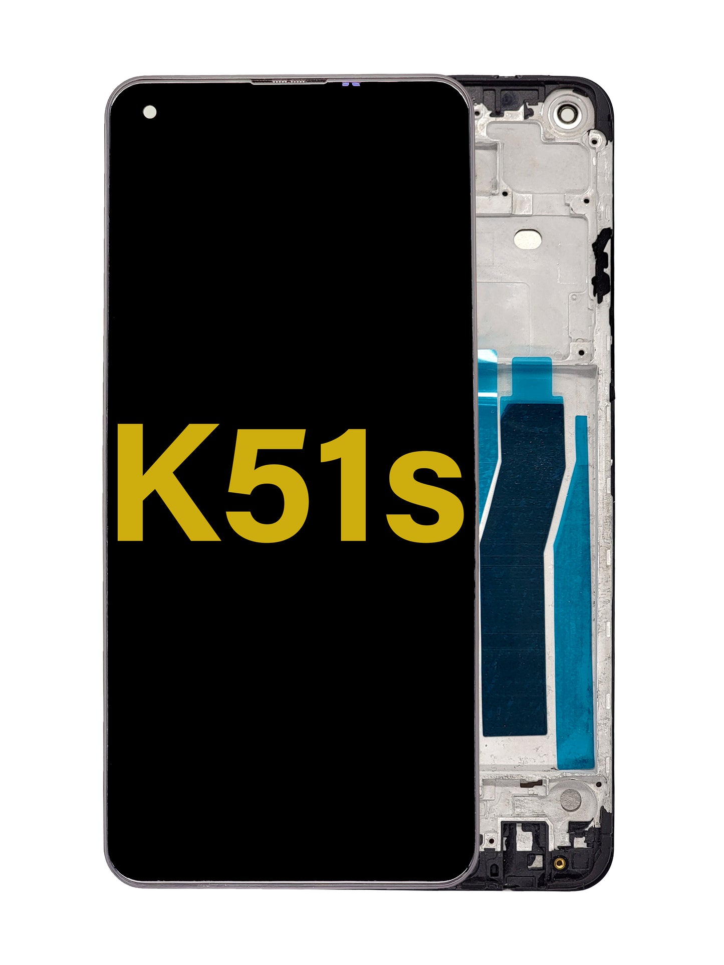 LGK K51s 2020 Screen Assembly (With The Frame) (Refurbished) (Black)