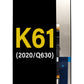 LGK K61 2020 (Q630) Screen Assembly (Without The Frame) (Refurbished) (Black)