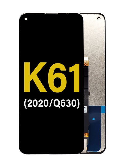 LGK K61 2020 (Q630) Screen Assembly (Without The Frame) (Refurbished) (Black)