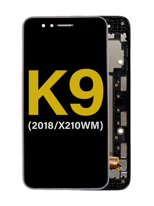 LGK K9 2018 (X210WM) Screen Assembly (With The Frame) (Refurbished) (Black)