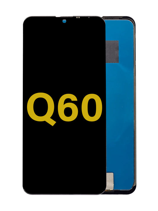 LGQ Q60 Screen Assembly (Without The Frame) (Refurbished) (Black)