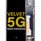 LGV Velvet 5G (Non-Verizon Version) Screen Assembly (With The Frame) (Refurbished) (Grey)