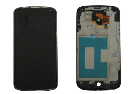 LGN Nexus 4 Screen Assembly (Without The Frame) (Refurbished) (Black)