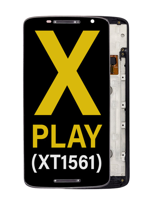 Moto X Play (XT1561) Screen Assembly (With The Frame) (Refurbished) (Black)