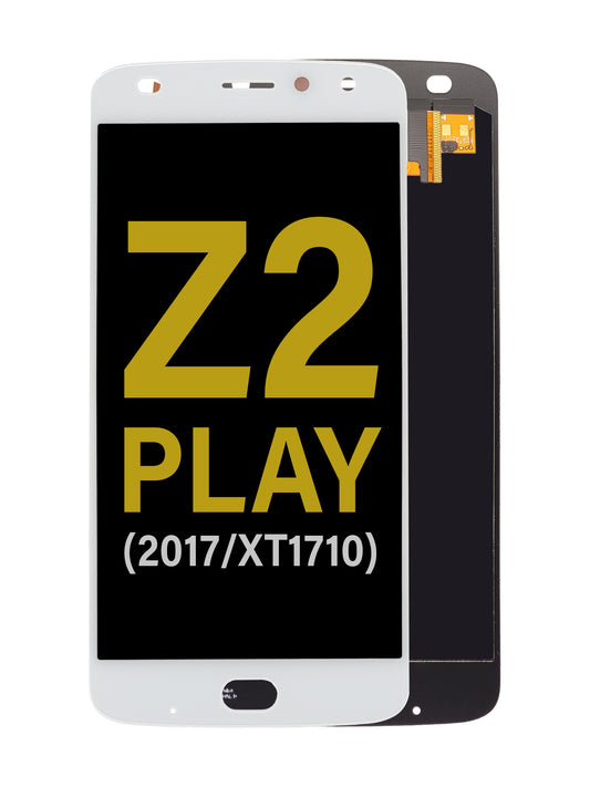 Moto Z2 Play (XT1710) Screen Assembly (Without The Frame) (Refurbished) (White)