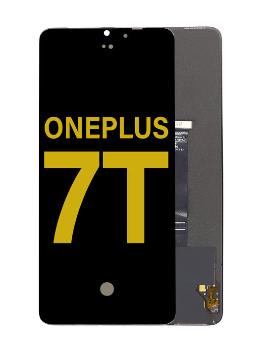 OPS 1+7T Screen Assembly (Without The Frame) (Refurbished) (Black)