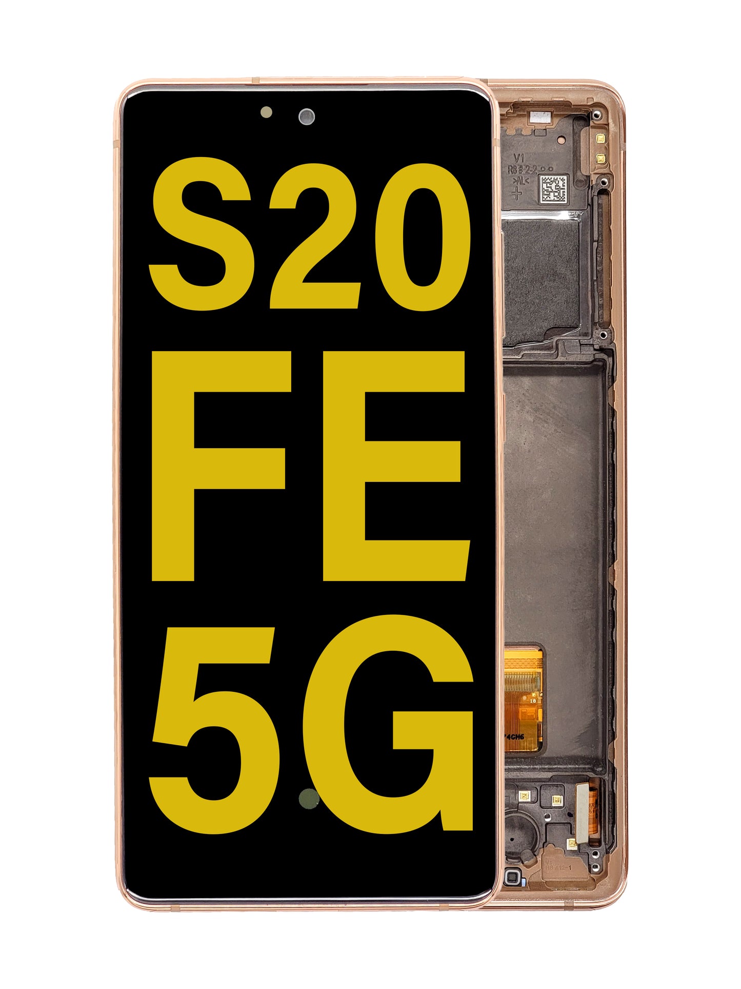 SGS S20 FE (5G) Screen Assembly (With The Frame) (Service Pack) (Cloud Orange)