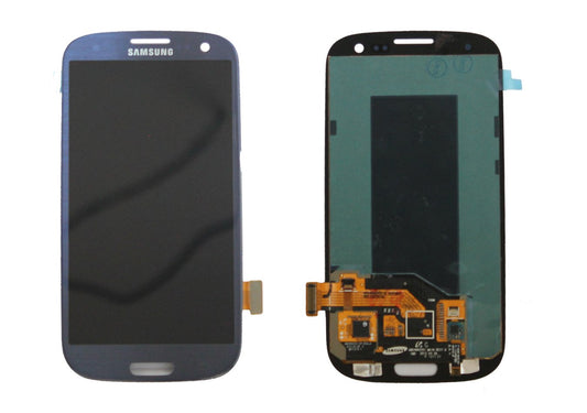 SGS S3 Screen Assembly (Without The Frame) (Refurbished) (Blue)