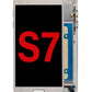SGS S7 Screen Assembly (With The Frame) (OLED) (Silver Titanium)