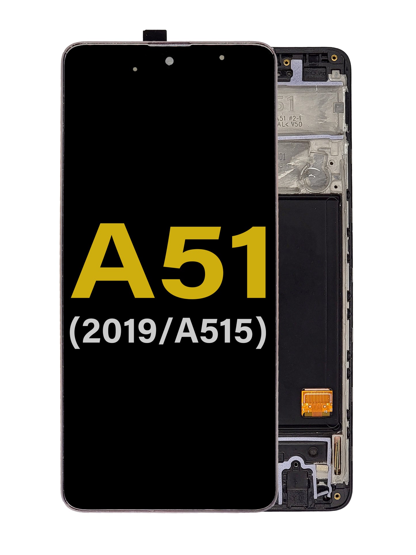 SGA A51 2019 (A515) (4G) Screen Assembly (With The Frame) (Refurbished) (Black)