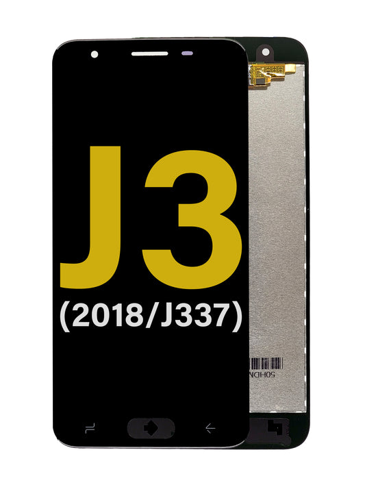 SGJ J3 2018 (J337) Screen Assembly (Without The Frame) (Refurbished) (Black)