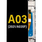 SGA A03 2021 (A035F) Screen Assembly (With The Frame) (Refurbished) (Black)
